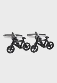 srebrne-spinki-do-mankietow-wzor-rower