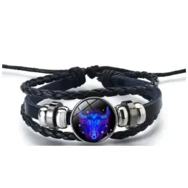 zodiakalna-bransoletka-byk-pleciona-regulowana-bizuteria-unisex