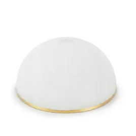 klosz-do-lampy-szklany-polkula-matowy-zloty-pasek-klosze-do-lamp-e27-30cm