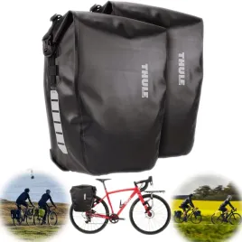 sakwy-wodoodporne-thule-shield-pannier-2x25l-czarne
