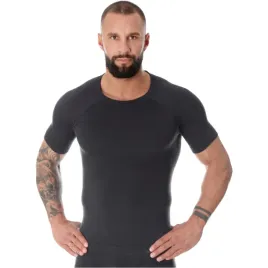 brubeck-active-wool-koszulka-krotki-rekaw-grafitowa-xxl-merino-uv