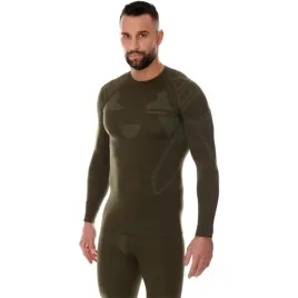 brubeck-ranger-protect-bluza-khaki-s-bezszwowa-termoaktywna-outdoor