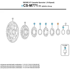 shimano-xt-cs-m771-koronka-kasety-pierwsza-zebatka-11z-9rz-mtb