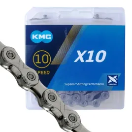 kmc-x10-lancuch-rowerowy-10-rzedowy-114-ogniw-szary-sworzen-5-88mm