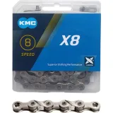 lancuch-kmc-x8-srebrny-stan-nowy