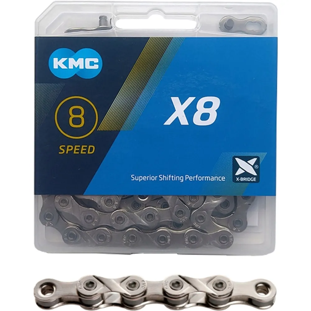 lancuch-kmc-x8-srebrny-stan-nowy