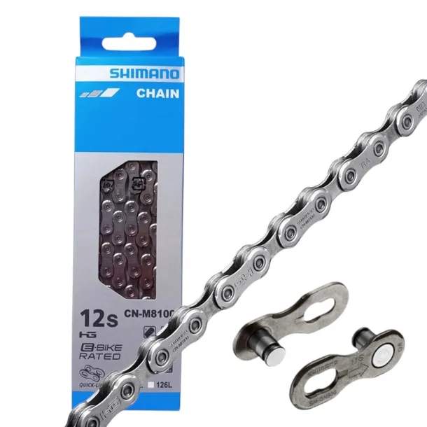 Shimano XTR CN-M8100 Łańcuch Rowerowy 12-rzędowy 126 ogniw HG+ SIL-TEC