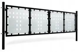 brama-ogrodzeniowa-dwuskrzydlowa-300x125-cm-stal-czarna