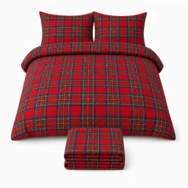 posciel-bawelniana-160x200-100percent-bawelna-premium-zamek-oeko-tex-krata