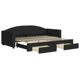 czarna-sofa-rozkladana-z-szufladami-223-x-100-x-75-cm