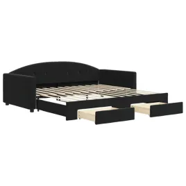 czarna-sofa-z-funkcja-lozka-2-w-1-z-szufladami-222-x-110-x-75-cm