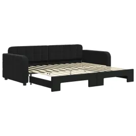czarna-rozkladana-lezanka-2-w-1-z-aksamitu-224-x-100-x-71-cm