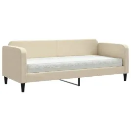 kremowa-lezanka-2-w-1-z-materacem-223-x-90-x-75-cm