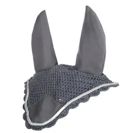 nauszniki-dla-konia-hkm-earbonnet-szare-srebrne-pony