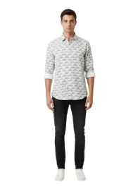 selected-homme-koszula-casual-biala-w-czarny-wzor-m-n1a
