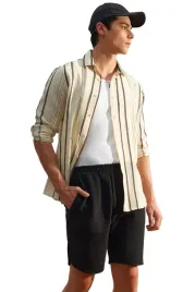 trendyol-man-meska-koszula-casual-w-paski-dlugi-rekaw-bezowa-m-5da