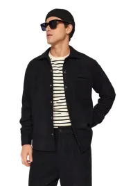 trendyol-man-czarna-koszula-meska-casual-z-kieszenia-i-guzikami-xl-5da