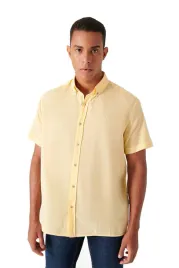 avva-koszula-meska-casual-zolta-z-krotkim-rekawem-xs-5da