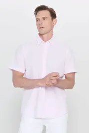 meska-koszula-casual-rozowa-krotki-rekaw-zapinana-na-guziki-xl-5ga