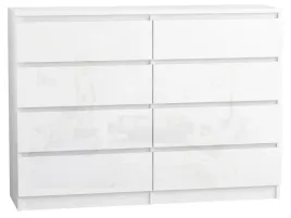 komoda-140-cm-8-szuflad-korpus-bialy-mat-fronty-polysk