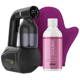 minetan-bronze-babe-double-dark-237ml-rekawica-opalanie-natryskowe-czarny