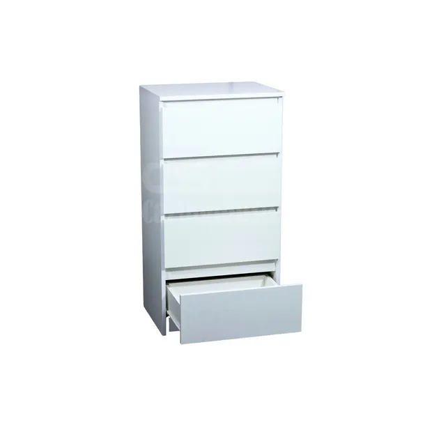 Komoda NALVO 50cm 4x szuflady biała