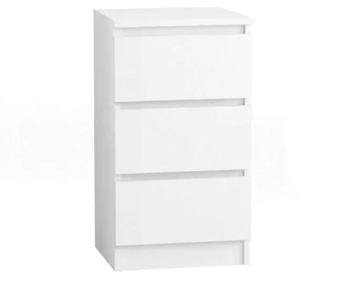 Komoda 50 cm 3 szuflady biała