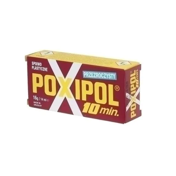 POXIPOL PRZEZROCZYSTY 14ml (16g) UNIWERSALNY KLEJ EPOKSYDOWY / BEZBARWNE SPOIWO
