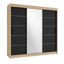 szafa-przesuwna-180x215-cm-rio-3-duza-3-drzwiowa-lustro-dab-sonoma-czarny