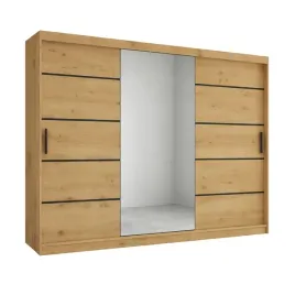 szafa-przesuwna-180x215cm-rio-3-lustro-szprosy-czarne-3drzwiowa-dab-artisan