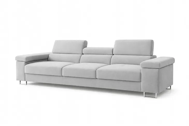 Kanapa 3 Osobowa ELIO 263x102 cm Z Funkcją Spania Wybór Kolorów Welurowych