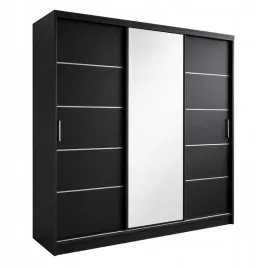 duza-szafa-przesuwna-180-cm-blak-z-lustrem-polki-pojemna-garderoba-czarna