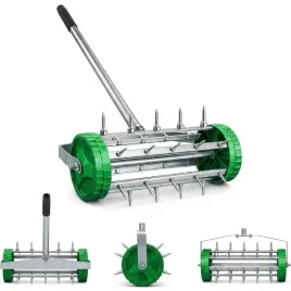 aerator-wertykulator-reczny-na-kolkach-z-kolcami-trzonkiem