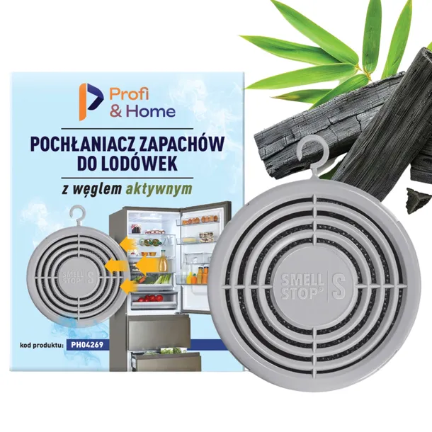 POCHŁANIACZ ZAPACHÓW DO LODÓWKI Z AKTWYNYM WĘGLEM NEUTRALIZATOR DO LODÓWKI
