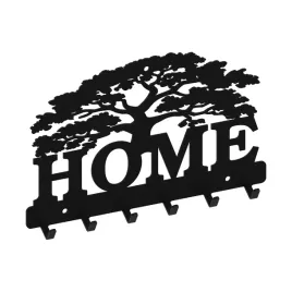 metalowy-wieszak-na-klucze-torebki-home-ws91-czarny-strukturalny-przedpokoj