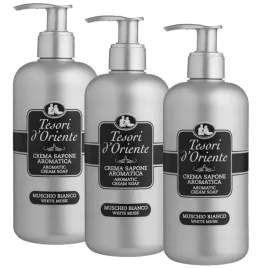 3x-tesori-d-oriente-mydlo-w-plynie-muschio-bianco-do-rak-ciala-pompka-300ml