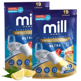 2x-mill-kapsulki-do-zmywarki-cytrynowe-ultra-cleanandshine-all-in-one-19-szt