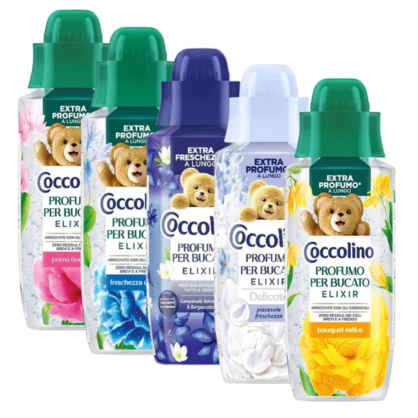 5x Coccolino Perfumy Do Prania Ubrań Kwiatowe Elixir MIX Zapachów 342 ml