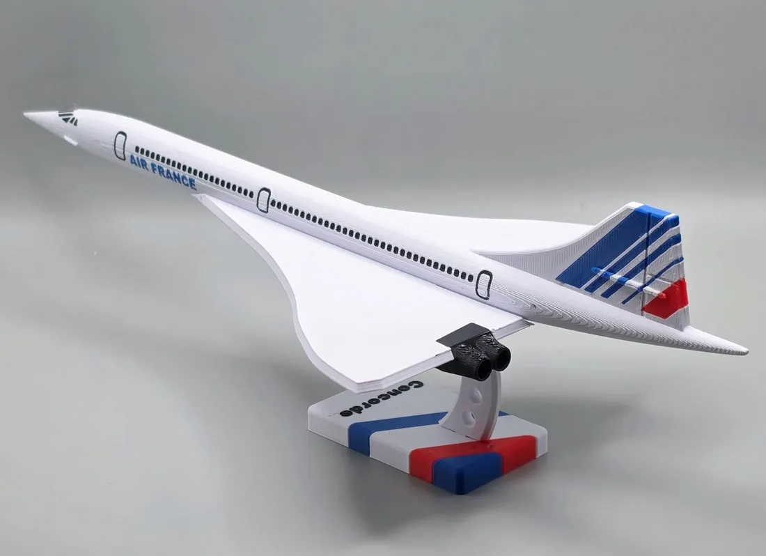 model-do-skladania-concorde-pla-3d-stan-nowy