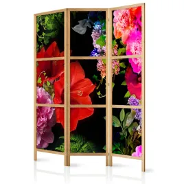 parawan-japonski-panelowy-3-czesci-barwne-tropikalne-kwiaty-natura-135x172