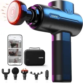 masazer-pistolet-do-masazu-renpho-ogrzewaniem-ladowaniem-usb-c-bluetooth