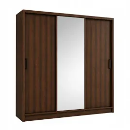 szafa-drzwi-przesuwne-180x215cm-dab-okapi-lustro-polki-drazek-rio-3-pojemna