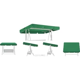 daszek-wymienne-poszycie-do-hustawki-ogrodowej-112x166-cm-zielony