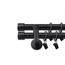 karnisz-podwojny-metalowy-czarny-mat-140-cm-fi-19-zaslepka-premium