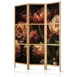 parawan-japonski-panelowy-3-czesci-peonie-piwonie-kwiaty-styl-retro-135x172