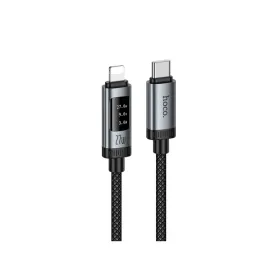 kabel-z-wyswietlaczem-usb-c-do-lightning-hoco-pd-27w-12m-u148-czarny