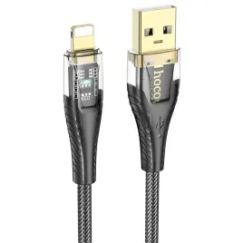kabel-usb-do-lightning-hoco-24a-12m-u121-czarny-transparentny
