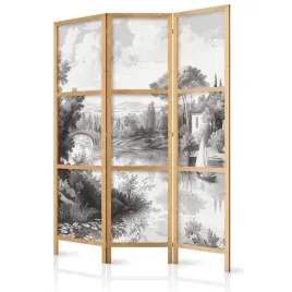 parawan-japonski-panelowy-3-czesci-czarno-bialy-pejzaz-styl-vintage-135x172