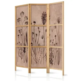 parawan-japonski-panelowy-3-czesci-polne-kwiaty-rosliny-styl-retro-135x172