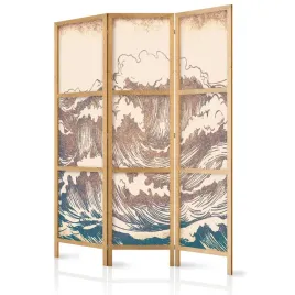 parawan-japonski-panelowy-3-czesci-wzburzony-ocean-fale-styl-retro-135x172